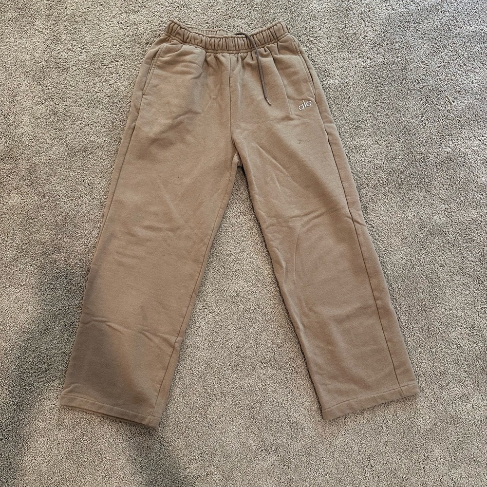 Alo yoga wide fleece sweatpants S